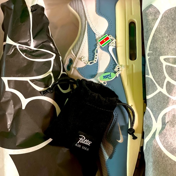 Nike Air Max 1 Patta "Waves Noise Aqua" (With Bracelet) - Picture 11 of 14